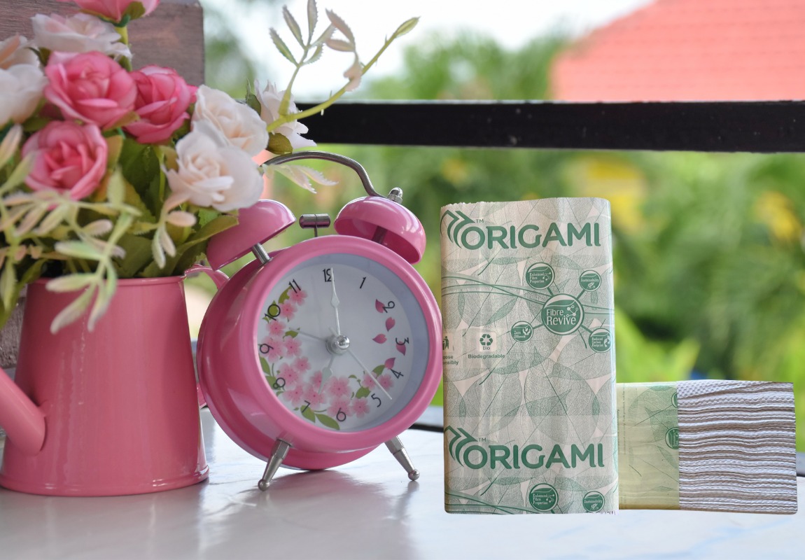 Origami Multi Fold Towel 100% Recycle Paper 125 Sheet 19X21