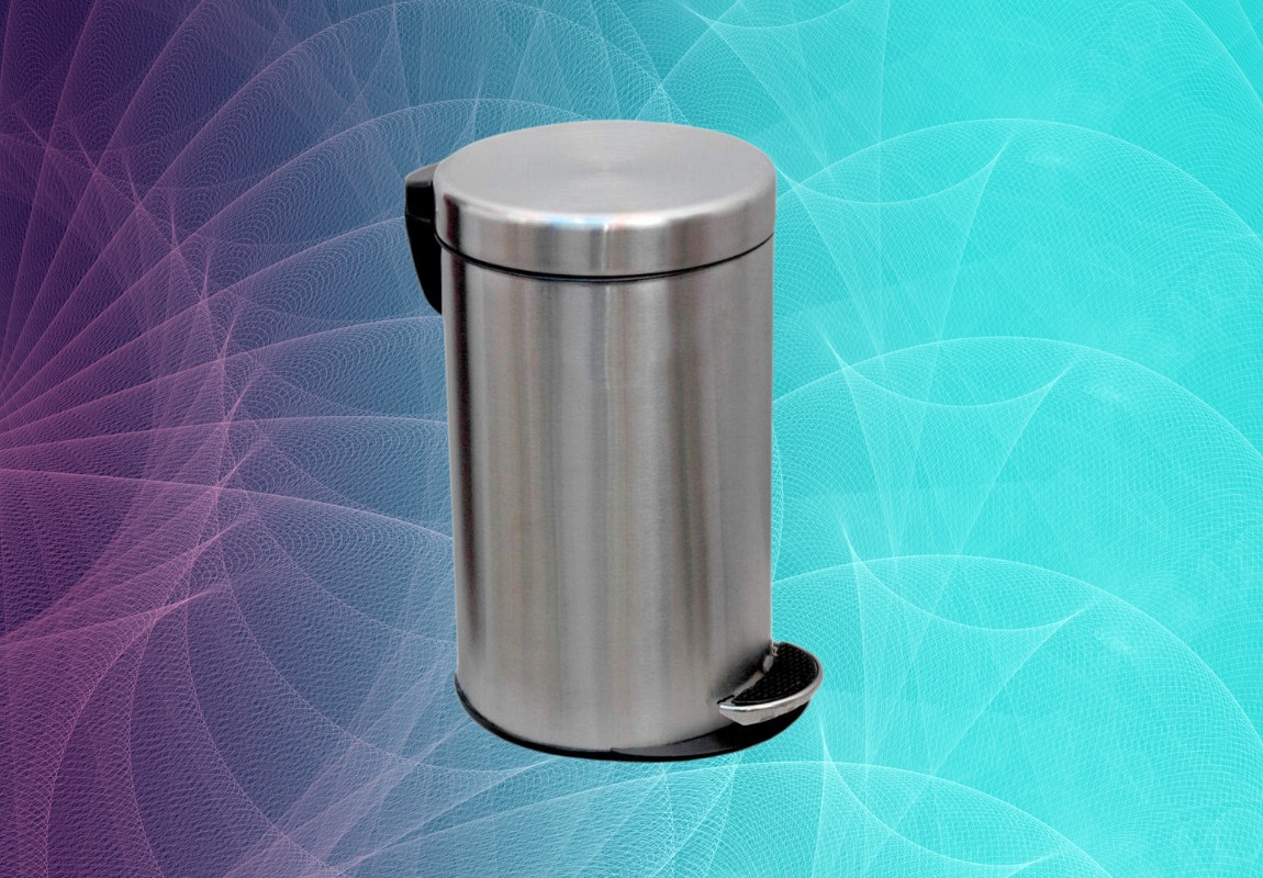 Stainless Steel Pedal Dustbin, Material Grade: 202