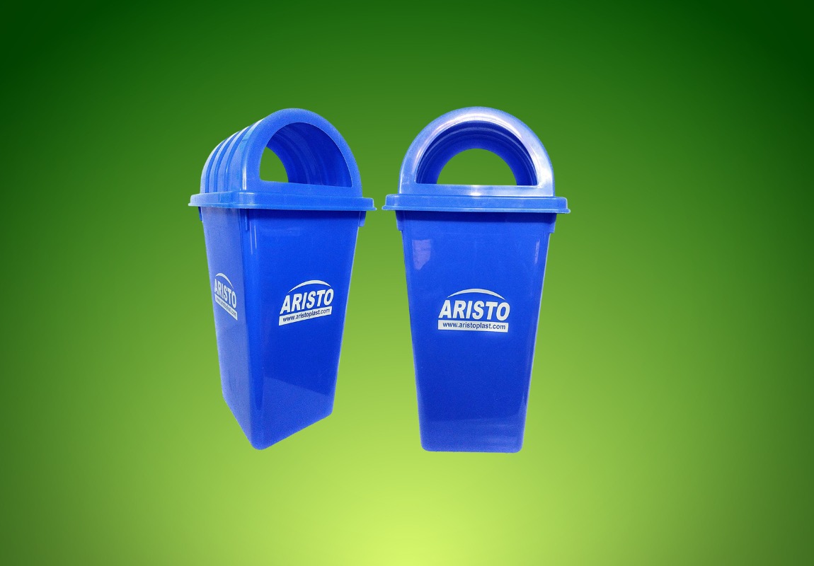 Aristo Square Dome Garbage Waste Dustbin 80 Ltr  All Colour