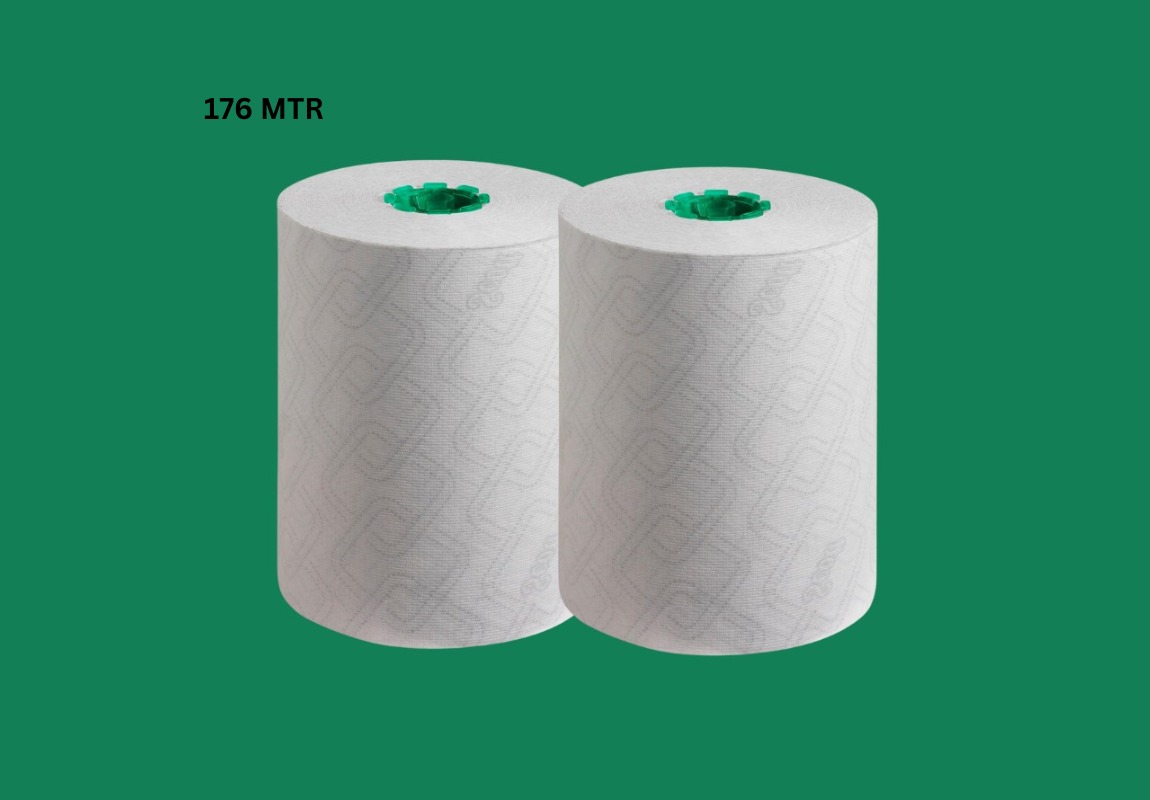 Kimberly Clark( Scott ) Slimroll Rolled Hand Towels, 86225, ( Pack Of 6 Rolls / Case, 176M / Roll