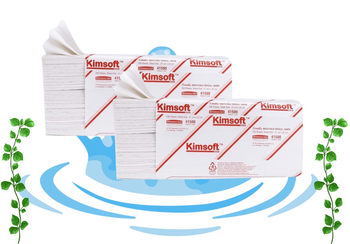 Kimberly Clark (Scott) Essential Multifold Hand Towels, 41500 ( Pack Of 30/Case, 200 Sheets/Pack)