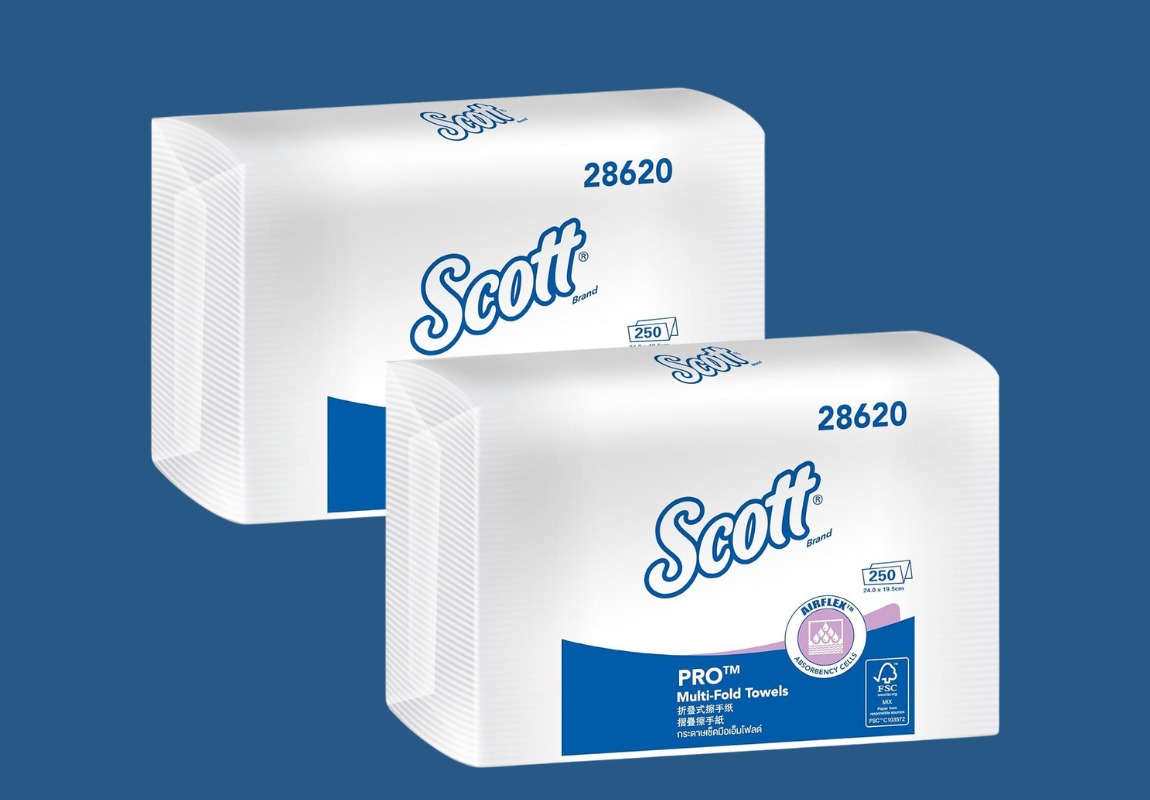 Kimberly Clark (Scott) Multifold Hand Towels, 28620 (Pack Of 16/Case, 250 Sheets/Pack